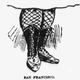 Drawing of lady's legs in bikewear